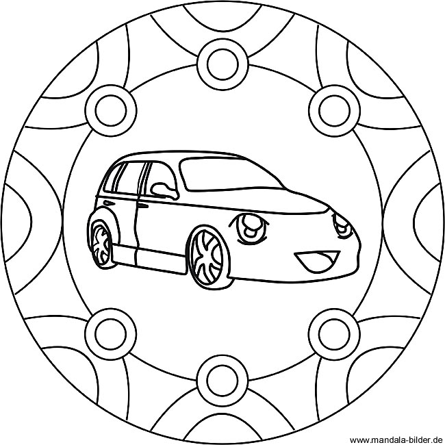 Kindermandala Auto