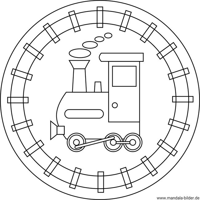 Mandala Eisenbahn