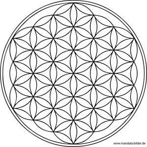 Mandala Blume des Lebens