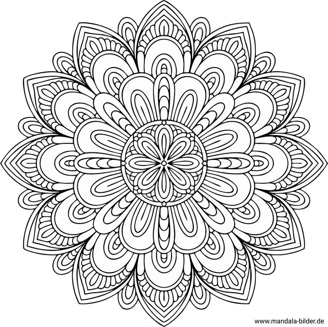 Mandala schwierig