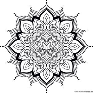 Schwieriges Mandala PDF-Vorlage Erwachsene