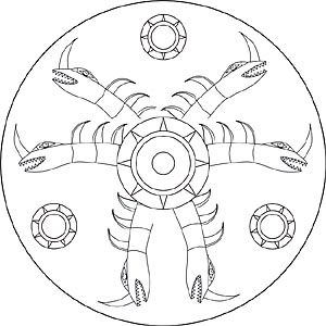 Mandala Drachen
