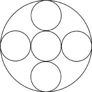 einfaches Mandala mit Kreisen