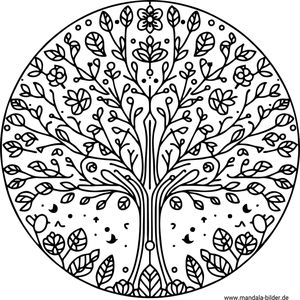 Mandala Lebensbaum PDF gratis download