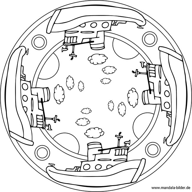 Mandala Schiffe