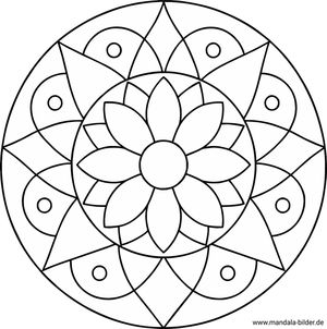 Mandala als PDF für ältere Menschen