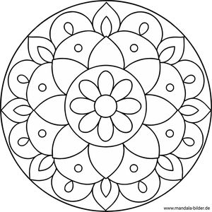 Mandala für ältere Menschen ausdrucken