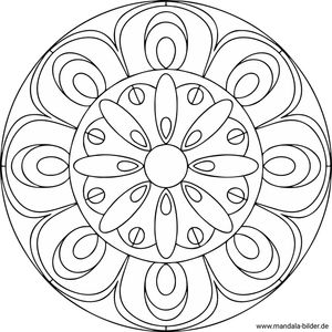 Mandala Senioren zum Ausdrucken kostenlos