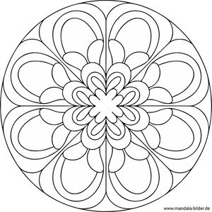 Senioren Mandala große Flächen kostenlos ausdrucken