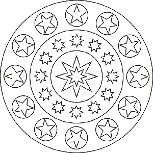 Mandala - Sterne
