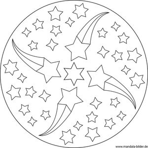 Sonne, Mond und Sterne - Mandalas für Kinder und Erwachsene