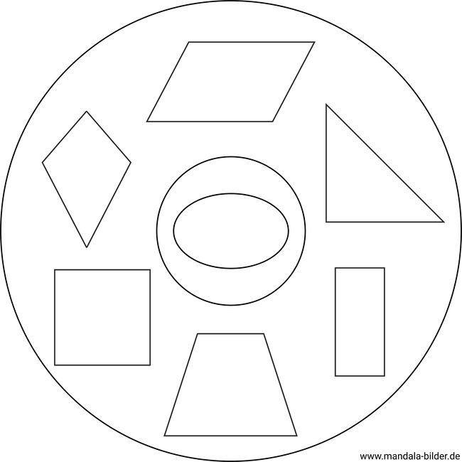 Mandala geometrische Grundformen