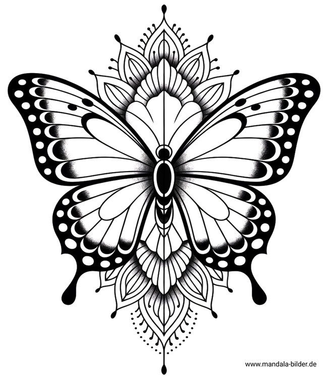Tattoo Vorlage Schmetterling