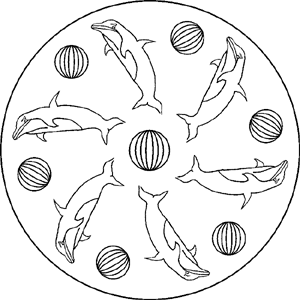 Mandala - Delfin