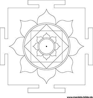 Kostenlose Yantra Malbild